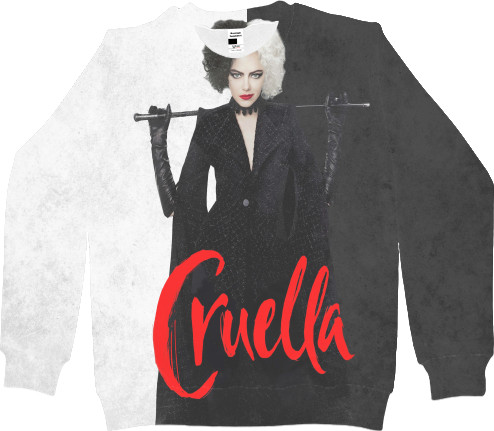 Kids' Sweatshirt 3D - Cruella / Круэлла 2 - Mfest