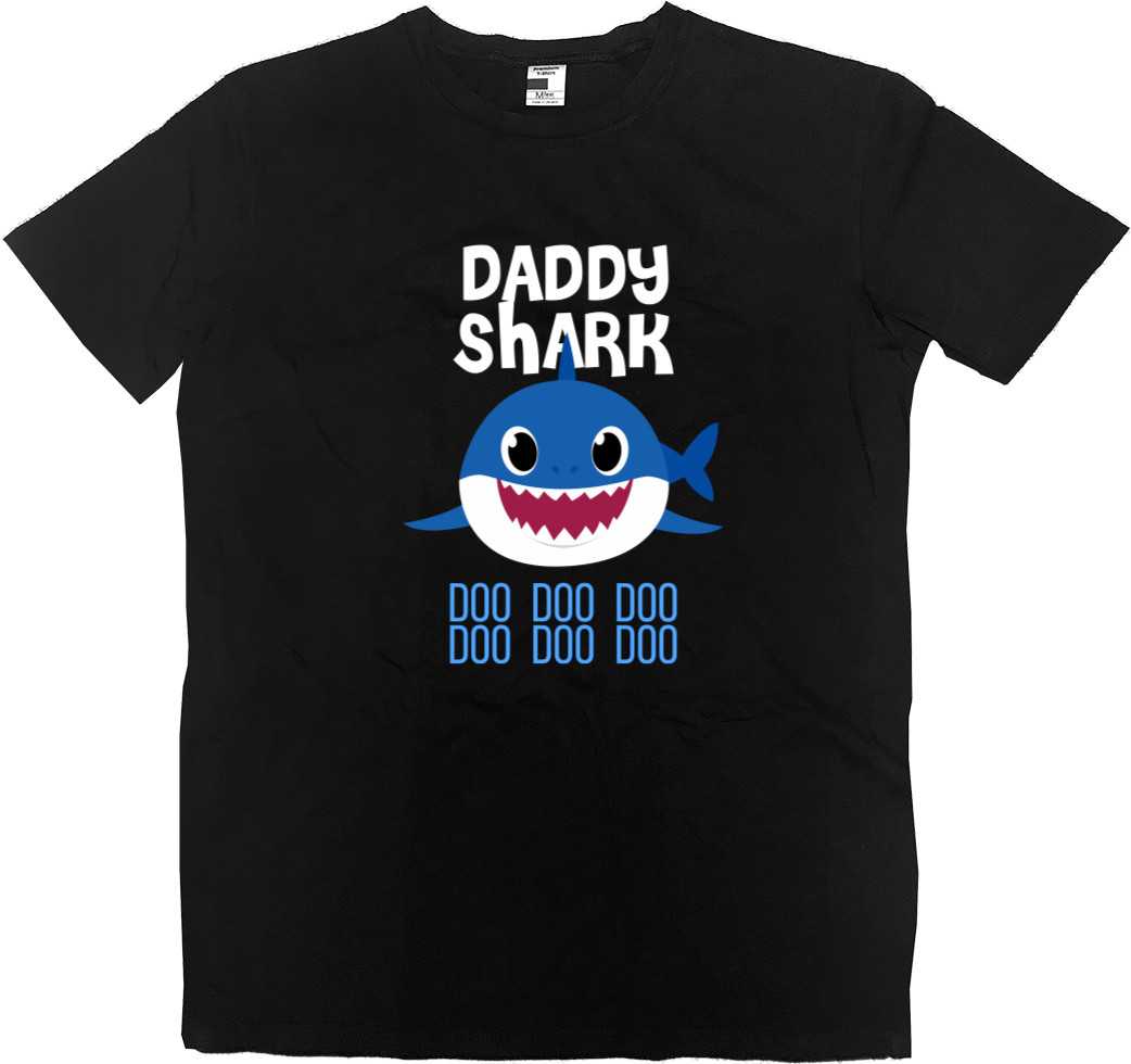 Футболка Преміум Дитяча - Daddy Shark - Mfest