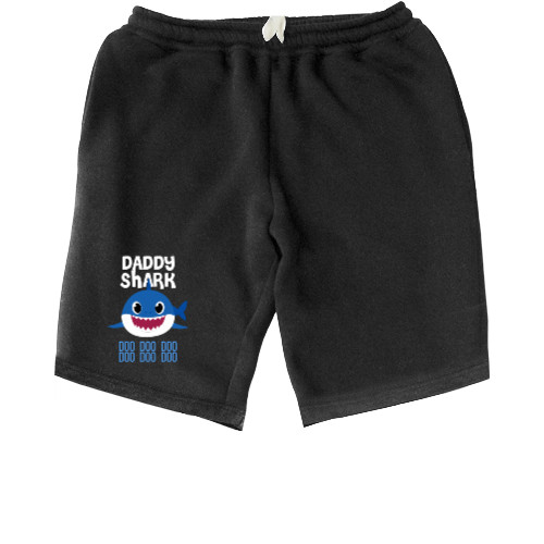 Kids' Shorts - Daddy Shark - Mfest