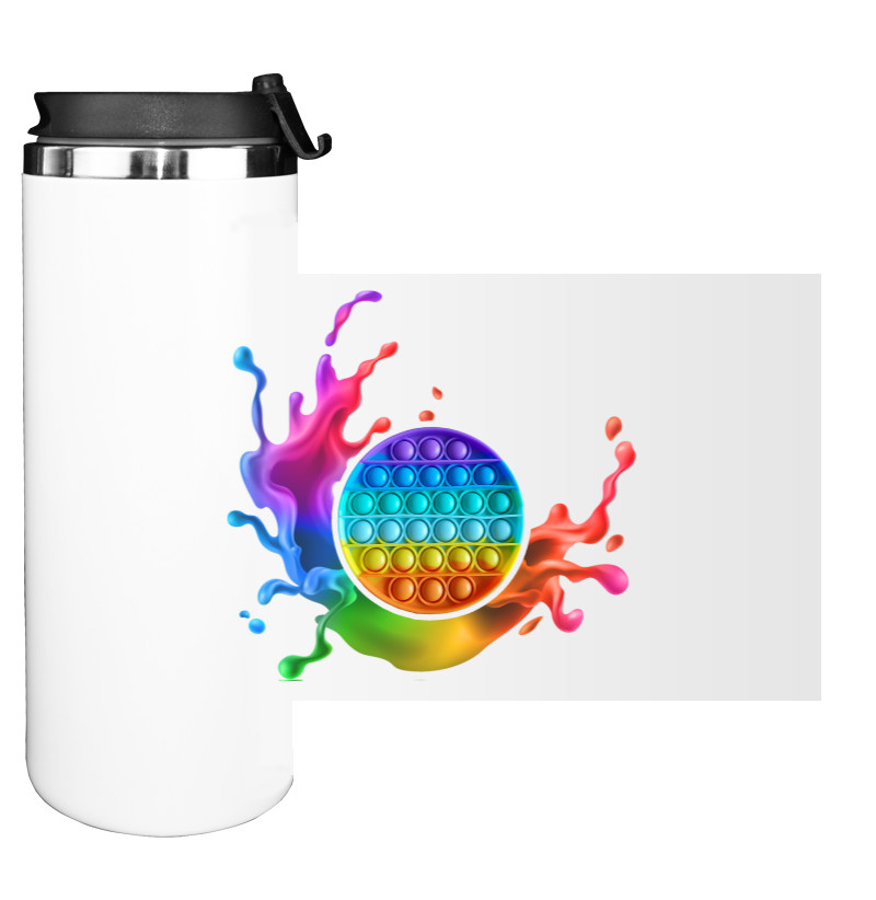 Water Bottle on Tumbler - Поп Ит - Mfest