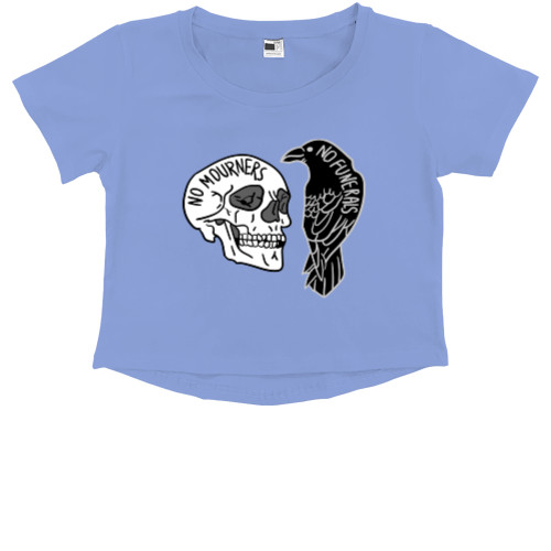 Kids' Premium Cropped T-Shirt - Тень и Кость / Shadow and Bone 3 - Mfest