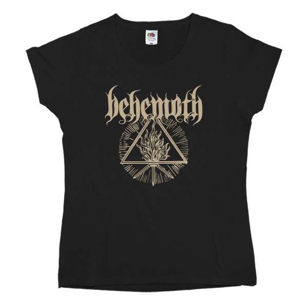 Футболка Класика Жіноча Fruit of the loom - Behemoth Logo - Mfest