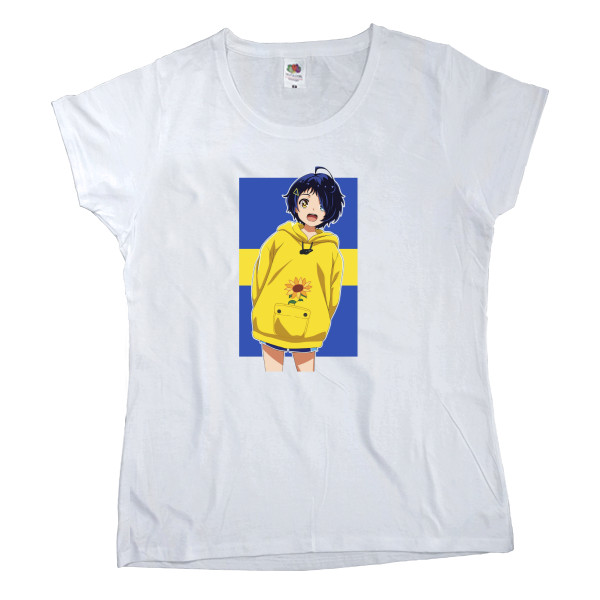 Women's T-shirt Fruit of the loom - Приоритет чудо-яйца / Wonder Egg Priority 2 - Mfest