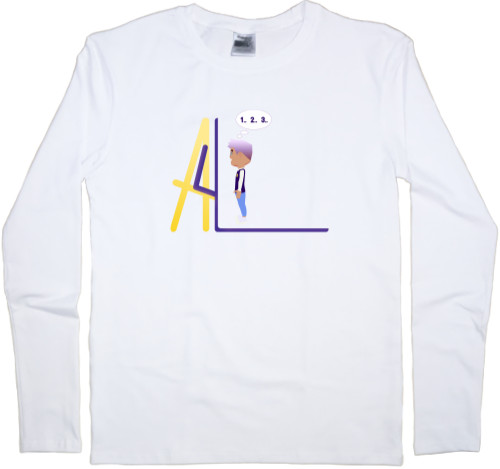 Men's Longsleeve Shirt - Прятки Влад Бумага - Mfest