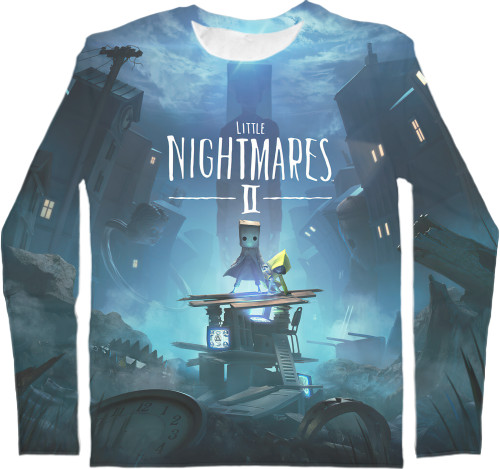 Men's Longsleeve Shirt 3D - Little Nightmares 2 - Mfest