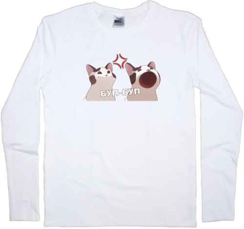 Men's Longsleeve Shirt - Pop Cat 2 - Mfest