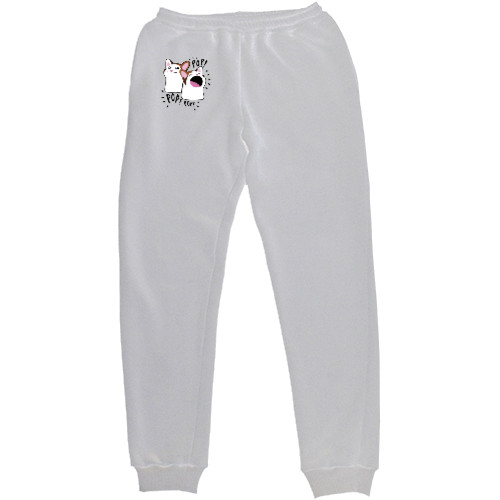 Kids' Sweatpants - Pop Cat - Mfest