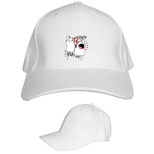 Kids' Baseball Cap 6-panel - Pop Cat - Mfest