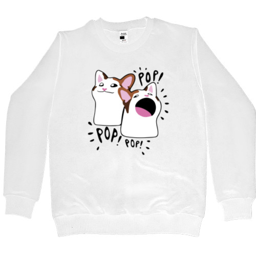 Men’s Premium Sweatshirt - Pop Cat - Mfest