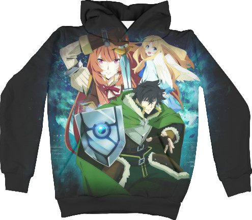 Kids' Hoodie 3D - Восхождение Героя Щита 2  / Tate no Yuusha no Nariagari - Mfest