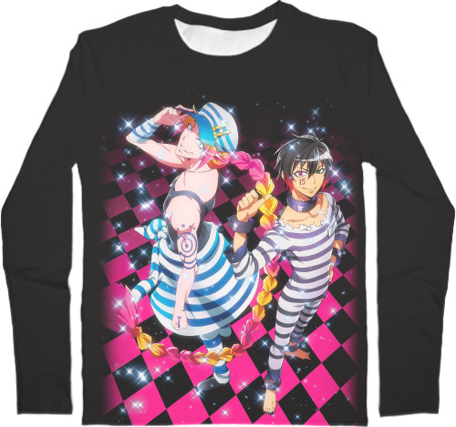 Kids' Longsleeve Shirt 3D - Намбака / Nanbaka - Mfest