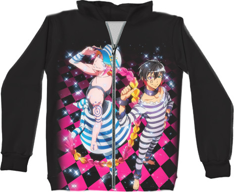 Unisex Zip-through Hoodie 3D - Намбака / Nanbaka - Mfest