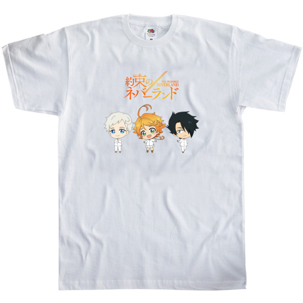 Kids' T-Shirt Fruit of the loom - Обещанный Неверленд / Yakusoku no Neverland 4 - Mfest