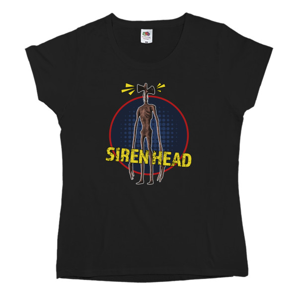 Women's T-shirt Fruit of the loom - Siren Head (Containment Breach) - Mfest