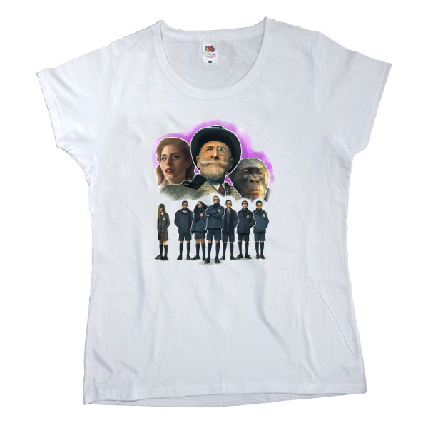 Women's T-shirt Fruit of the loom - Академия Амбрелла / The Umbrella Academy 19 - Mfest