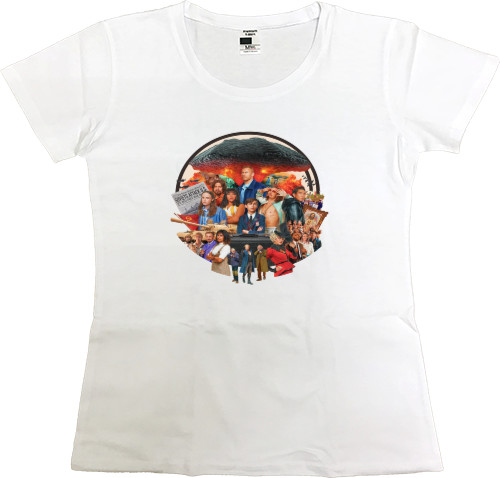 Women's Premium T-Shirt - Академия Амбрелла / The Umbrella Academy 17 - Mfest