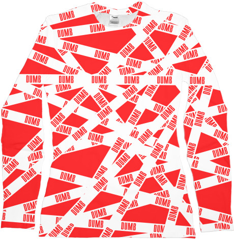 Women's Longsleeve Shirt 3D - Dumb Dumb (Red Velvet) - Mfest