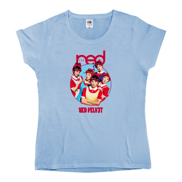 Women's T-shirt Fruit of the loom - Red Velvet - Mfest