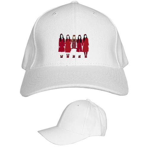 Kids' Baseball Cap 6-panel - Peek-A-Boo (Red Velvet) - Mfest