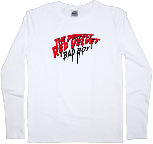 Men's Longsleeve Shirt - Bad Boy (Red Velvet) - Mfest