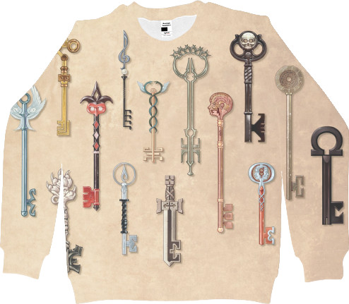 Men's Sweatshirt 3D - Ключи Локков / Locke & Key 4 - Mfest