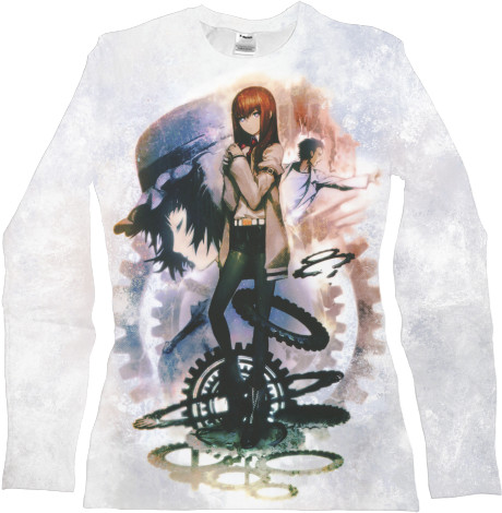 Women's Longsleeve Shirt 3D - Врата Штейна / Steins Gate 4 - Mfest