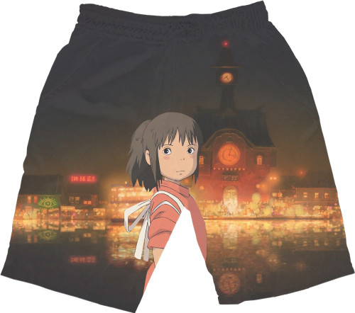 Men's Shorts 3D - Унесённые призраками - Mfest