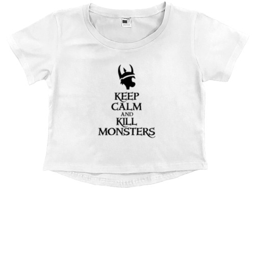 Kids' Premium Cropped T-Shirt - Манчкин / Munchkin 4 - Mfest