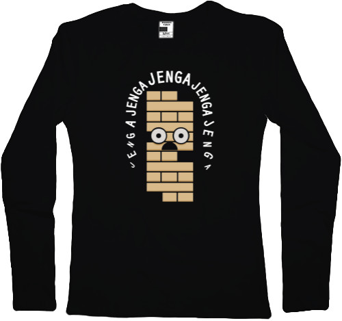 Women's Longsleeve Shirt - Дженга / Jenga 3 - Mfest