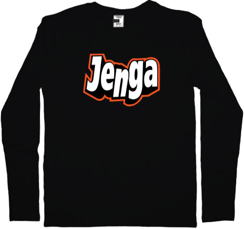 Men's Longsleeve Shirt - Дженга / Jenga - Mfest