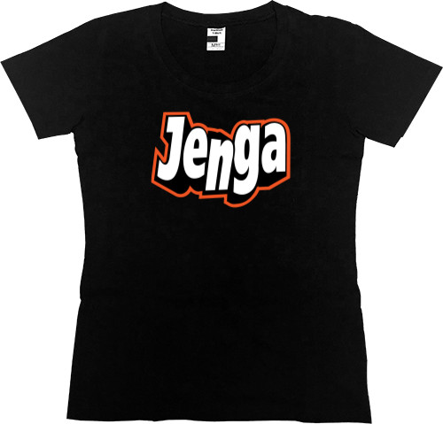 Women's Premium T-Shirt - Дженга / Jenga - Mfest