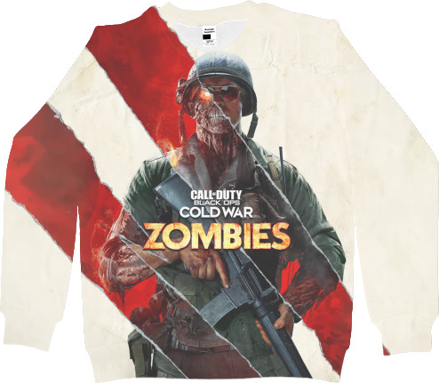 Women's Sweatshirt 3D - call of duty black ops cold war zombies - Mfest