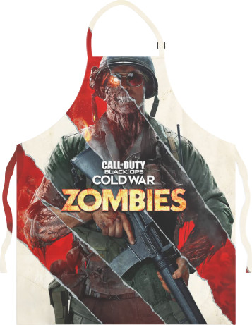 Фартук легкий - call of duty black ops cold war zombies - Mfest