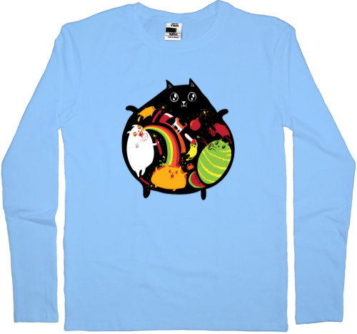 Kids' Longsleeve Shirt - Взрывные котята / Exploding Kittens 5 - Mfest