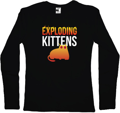 Women's Longsleeve Shirt - Взрывные котята / Exploding Kittens 3 - Mfest