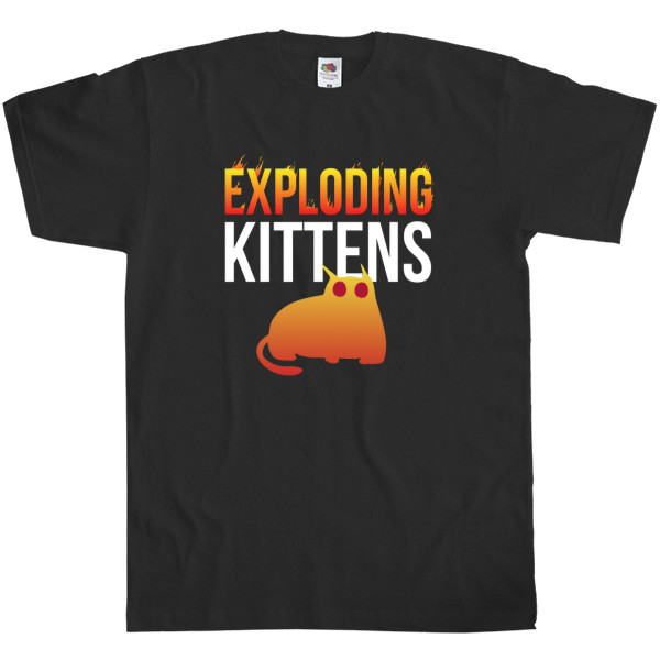 Футболка Класика Дитяча Fruit of the loom - Взрывные котята / Exploding Kittens 3 - Mfest