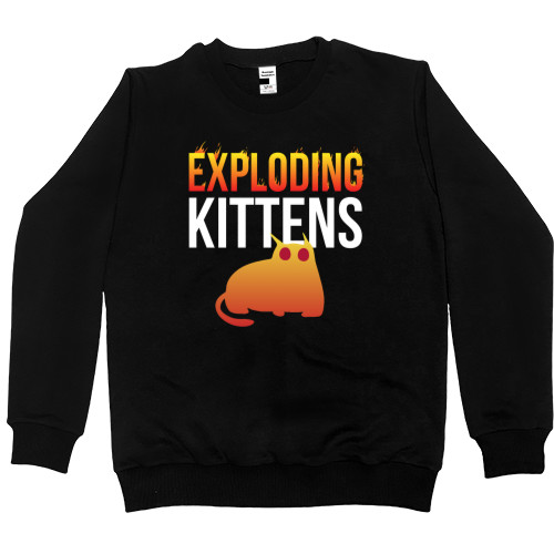 Women's Premium Sweatshirt - Взрывные котята / Exploding Kittens 3 - Mfest