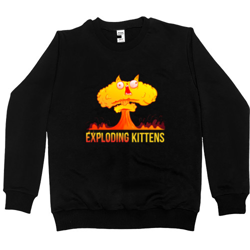 Men’s Premium Sweatshirt - Взрывные котята / Exploding Kittens 2 - Mfest