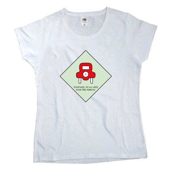 Women's T-shirt Fruit of the loom - Monopoly / Монополия 3 - Mfest