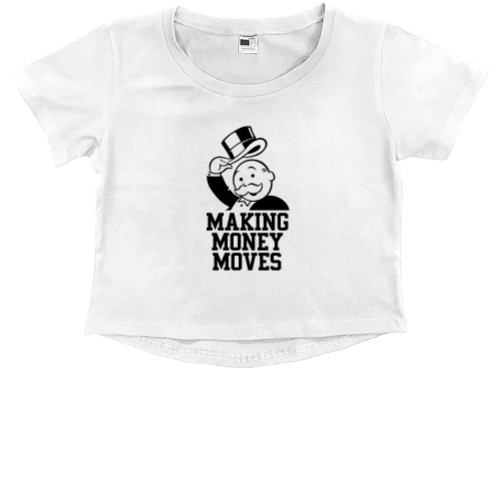 Kids' Premium Cropped T-Shirt - Monopoly / Монополия 2 - Mfest