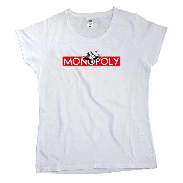 Women's T-shirt Fruit of the loom - Monopoly / Монополия - Mfest