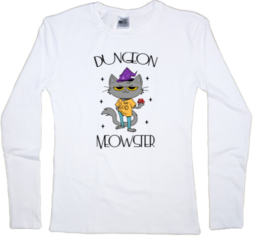 Women's Longsleeve Shirt - Dungeon Meowster 2 - Mfest