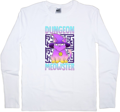 Футболка з Довгим Рукавом Дитяча - Dungeon Meowster 3 - Mfest