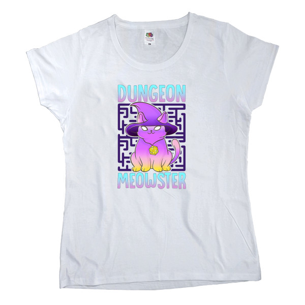 Women's T-shirt Fruit of the loom - Dungeon Meowster 3 - Mfest