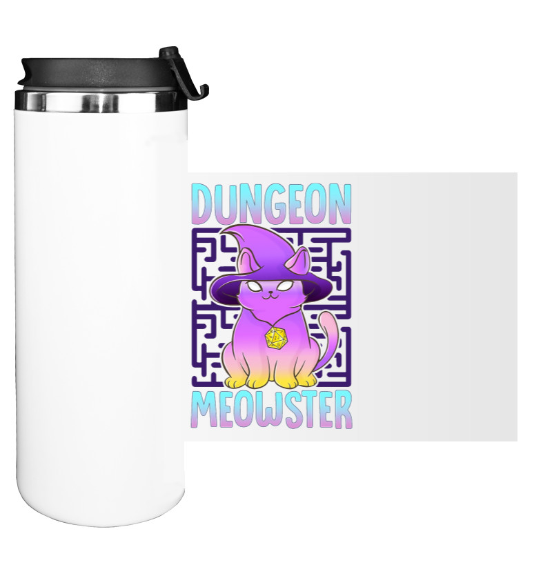 Water Bottle on Tumbler - Dungeon Meowster 3 - Mfest