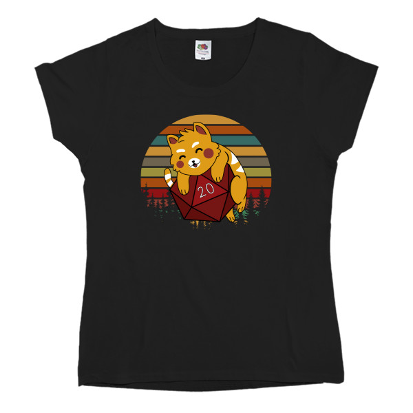 Women's T-shirt Fruit of the loom - Dungeon Meowster - Mfest