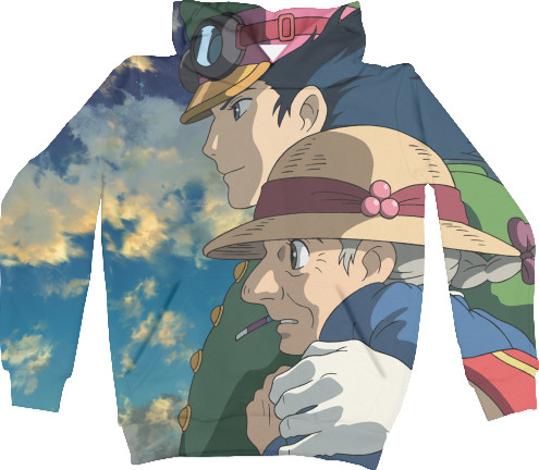 Unisex Hoodie 3D - Ходячий замок хаула / howls moving castle 5 - Mfest