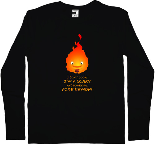 Men's Longsleeve Shirt - Ходячий замок хаула / howls moving castle 3 - Mfest