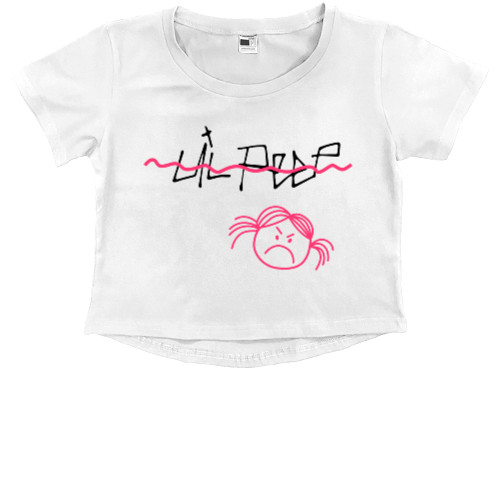 Kids' Premium Cropped T-Shirt - Lil Peep 16 - Mfest