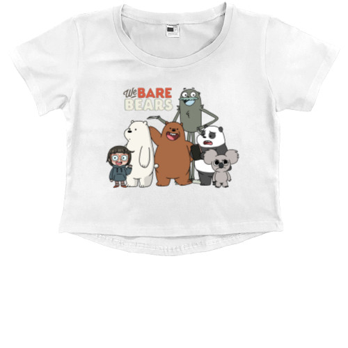 Kids' Premium Cropped T-Shirt - Вся правда о медведях / Мы обычные медведи 5 - Mfest